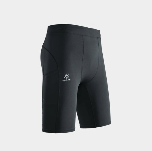 [Men] Kailas FUGA Trail Running Slight Compression Knee-length Shorts