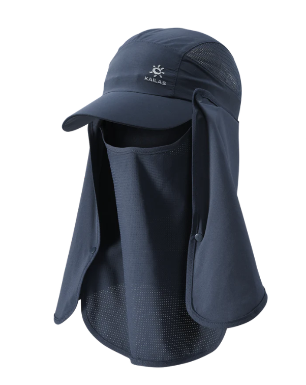 Kailas Neck Flap Baseball Cap -  Blue