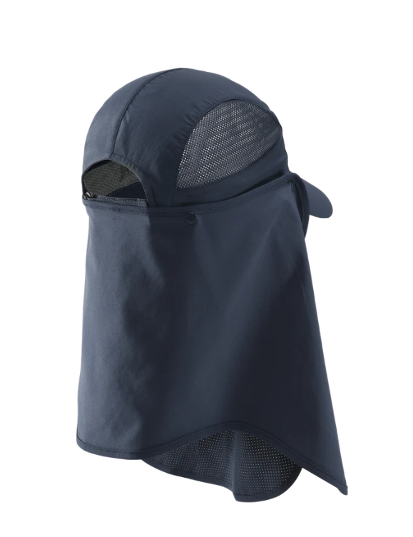 Kailas Neck Flap Baseball Cap -  Blue