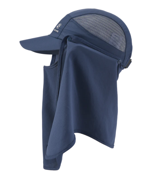 Kailas Neck Flap Baseball Cap -  Blue