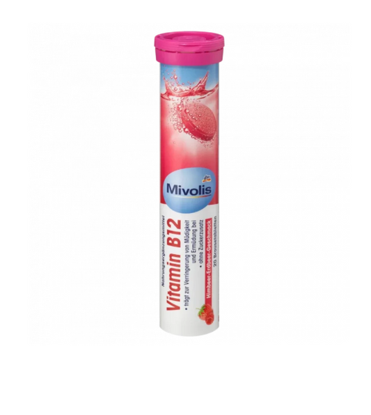 Mivolis DM Vitamin B12 Effervescent Tablets, 20pc