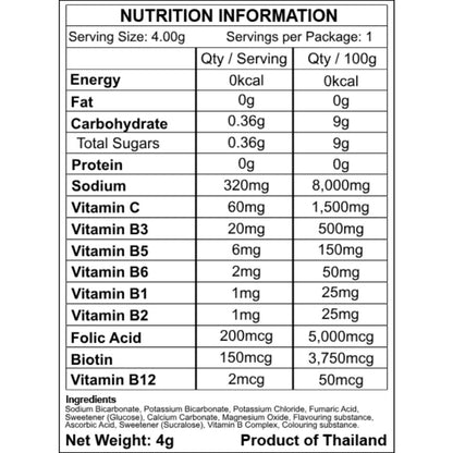 DEVER Electrolyte Salt Effervescent Tablet - Mix Berry